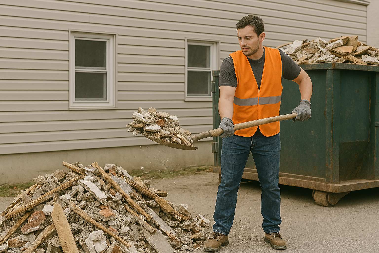 Debris Removal Services for Mountain House Construction Sites