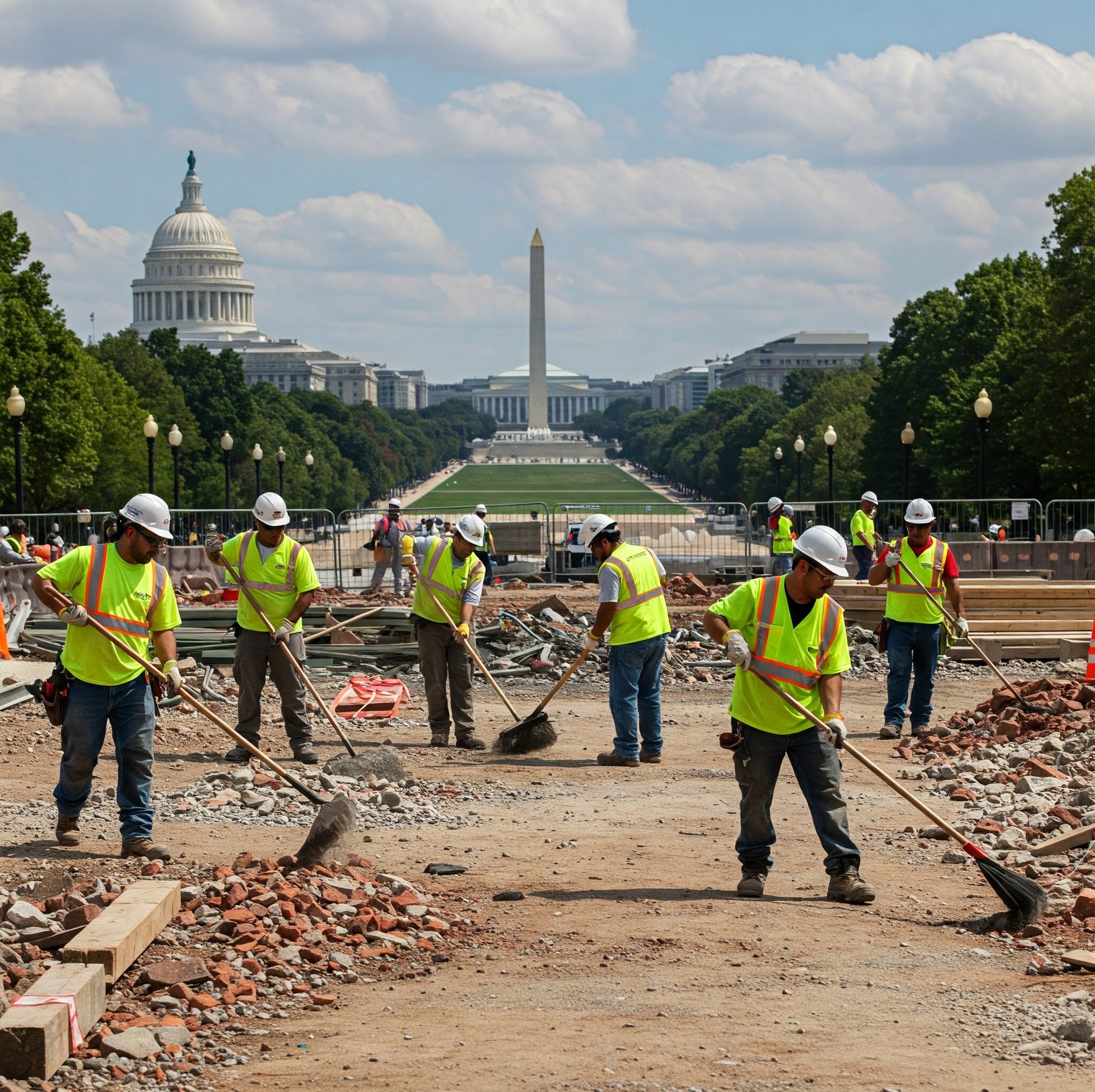 During Construction Cleaning Washington, DC